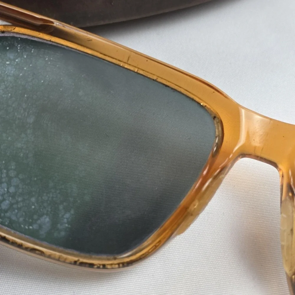 Roka Barton Sunglasses Mens 56-18-134 Brown Gray Tinted Square E7547-0956